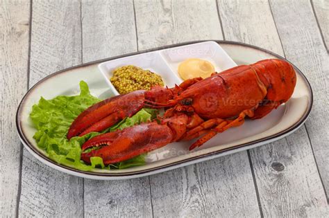 Luxury Lobster with sauce 8438342 Stock Photo at Vecteezy