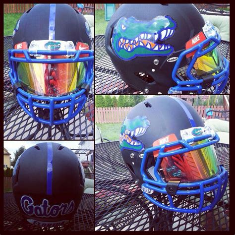 Custom Florida Gators football helmet