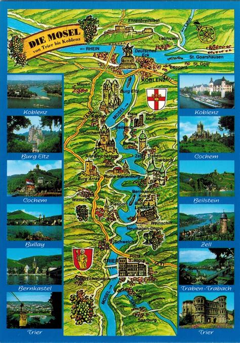 Map Cards - Hunting: 0178 Germany - River Moselle