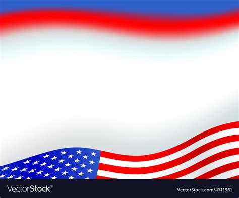 American flag background Royalty Free Vector Image