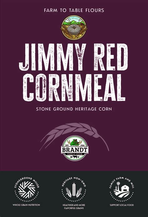 Jimmy Red Corn Meal grown by Kaesebier Farm — Local Millers - Stone-Ground Flours