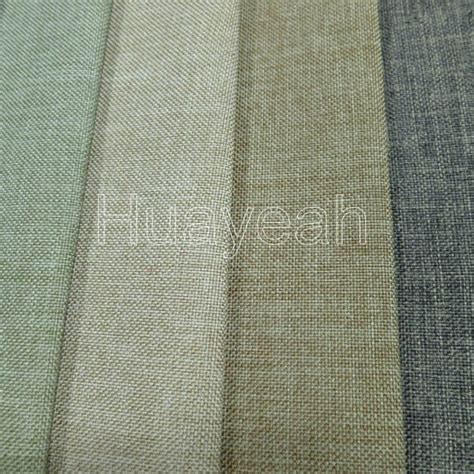 plain linen look vinyl upholstery fabric - huayeah fabric