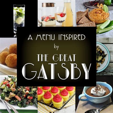 A Great Gatsby Inspired Menu | Blog | NoshOn.It | Gatsby themed party, Great gatsby themed party ...