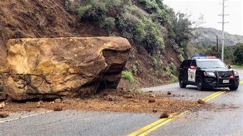 Massive Fallen Boulder Shuts Down Malibu Canyon Road – NBC Los Angeles