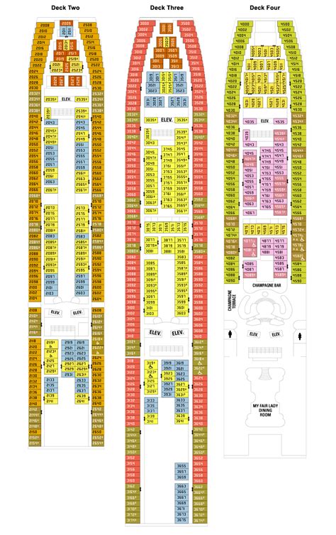 Enchantment of the Seas Deck Plan - Fun & Fitness Travel Club