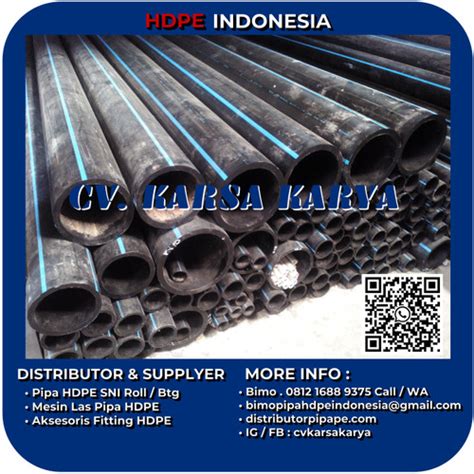 Jual Pipa HDPE RUCIKA Wavin SNI - Kab. Sidoarjo - HDPE INDONESIA ...