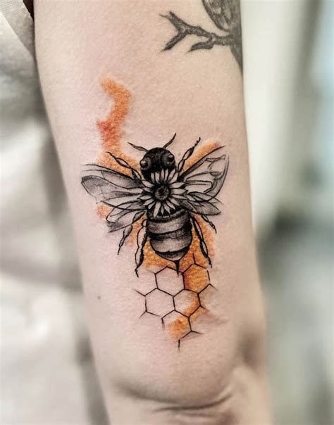 48 Unique Bee Tattoos with Meaning - Our Mindful Life