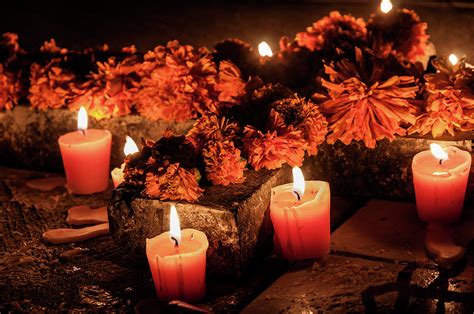 Candles Dia De Los Muertos