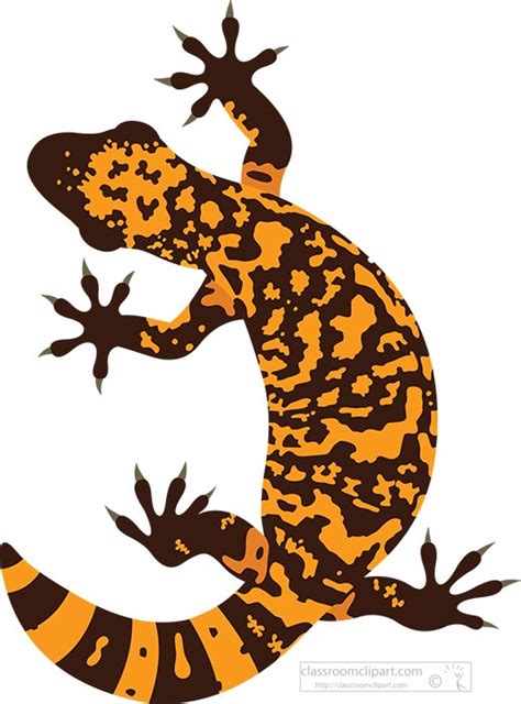 Lizard Clipart Clipart - gila-monster-venomous-lizard-reptile ...