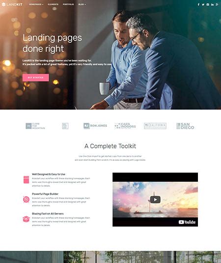 WordPress Themes With Landing Page: Top 15 Theme list - GoodlyWP