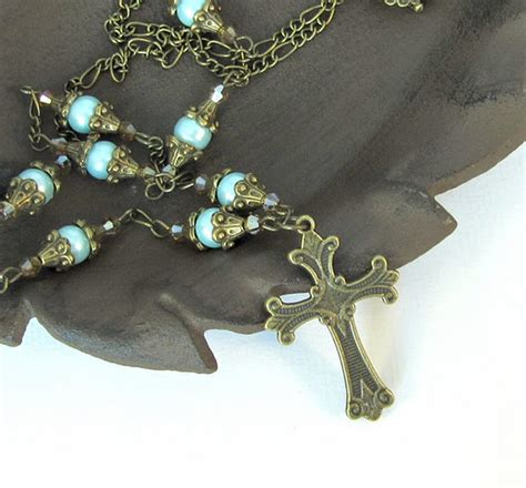 Cross necklace | www.etsy.com/shop/romanticcrafts | Romantic Crafts ...