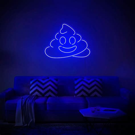 Pile of Poo Emoji LED Neon Sign Wall Decor Wall Sign Neon - Etsy New Zealand