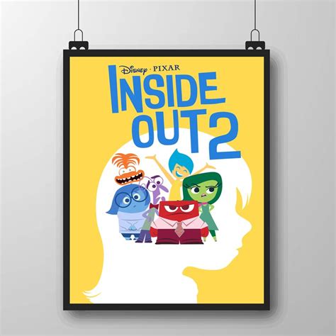 Inside Out 2 Movie Poster, Animation Movie Poster, Home Wall Art Digital Print... - Etsy