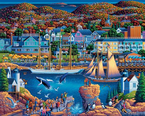 Acadia National Park, 500 Pieces, Dowdle Folk Art | Puzzle Warehouse