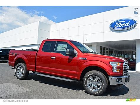 2016 Ruby Red Ford F150 XLT SuperCab 4x4 #113768600 Photo #14 ...