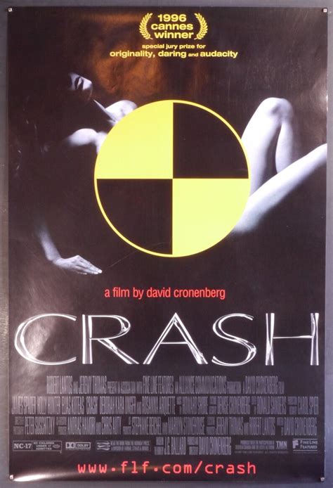 Crash-Original Vintage Movie Poster of David Cronenbergs | Etsy