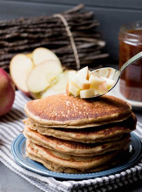 Spiced Applesauce Pancakes - The Merchant Baker