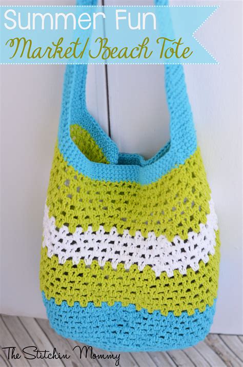 Summer Fun Market or Beach Tote - The Stitchin Mommy