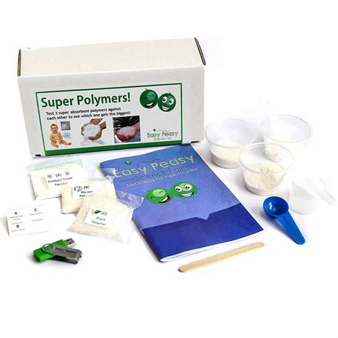 Super Polymers Science Fair Project Kit | Beginner Chemistry Project ...