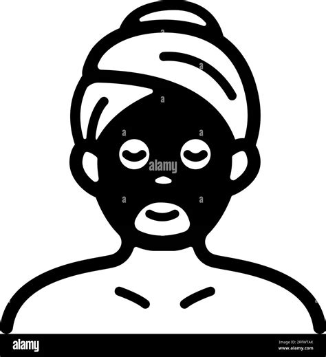 Woman face mask vector Black and White Stock Photos & Images - Alamy