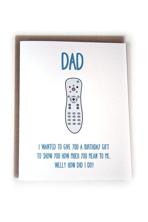 Funny Birthday Card for Dad by diggsstudio $4.50 | Dad birthday card, Funny dad birthday cards ...