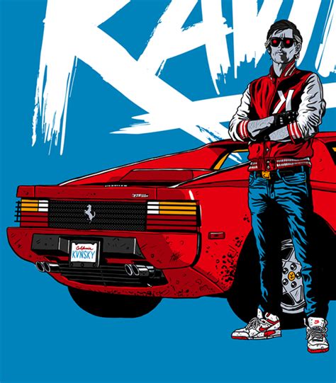 KAVINSKY / OUTRUN - Tribute Artwork on Behance