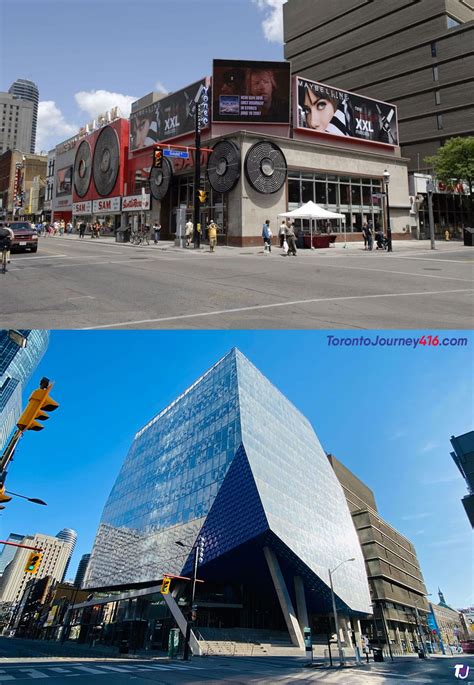 Sam the Record Man in 2007 & 2022 - Toronto Then & Now