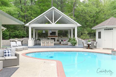 Outdoor Kitchen and Pool House Project Reveal