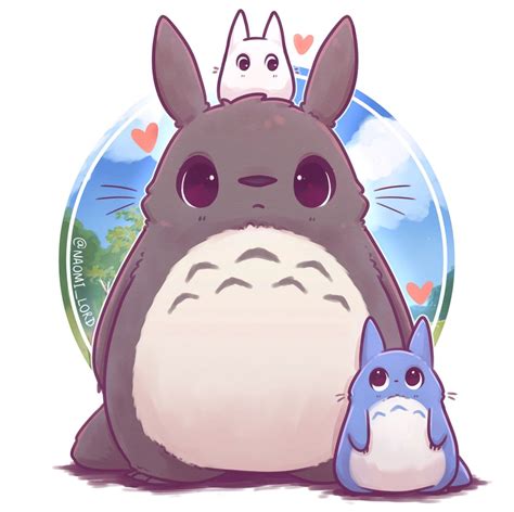 Totoro | Naomi Lord | Totoro art, Cute animal drawings kawaii, Kawaii drawings