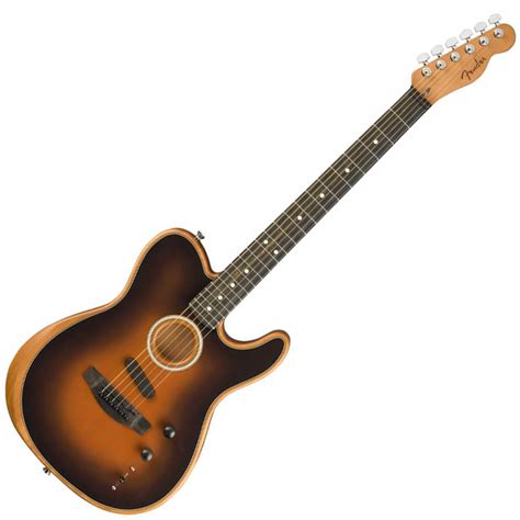 Fender Acoustasonic Telecaster Electro-Acoustic Guitar - Sunburst | Rich Tone Music