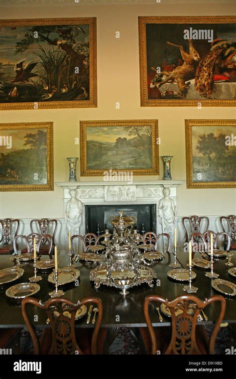 Interior of Kedleston Hall Stock Photo - Alamy