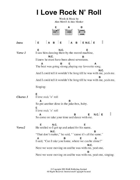 I Love Rock N' Roll by Joan Jett - Guitar Chords/Lyrics - Guitar Instructor