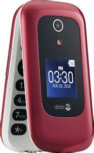 Doro 7050 - DFC-0180 - Burgundy/White (Consumer Cellular) Basic Flip Phone 855785008037 | eBay