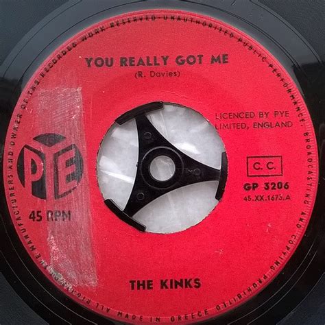 The Kinks – You Really Got Me (1964, Vinyl) - Discogs