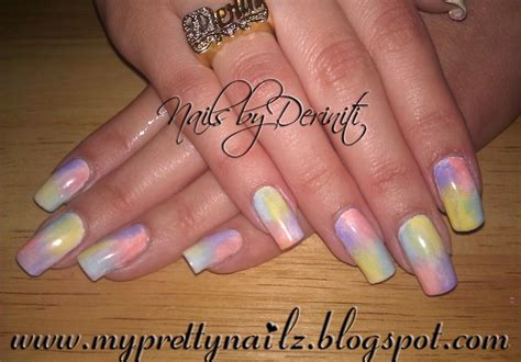 4 Color Instant Ombre Sponge Gradient Nail Art Design and Video ...