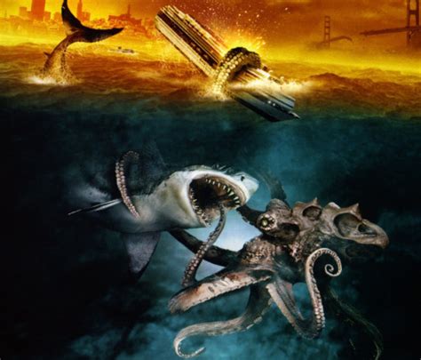 mega shark vs giant octopus on Tumblr