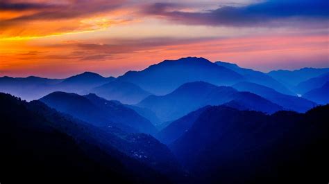 Mountain Sunset Wallpapers - Top Free Mountain Sunset Backgrounds - WallpaperAccess