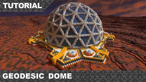 Minecraft Geodesic Dome Tutorial & Download part 1 - YouTube