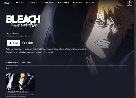 What’s New On Disney+ | BLEACH: Thousand-Year Blood War (UK/IE/AU/NZ/CA) – What's On Disney Plus