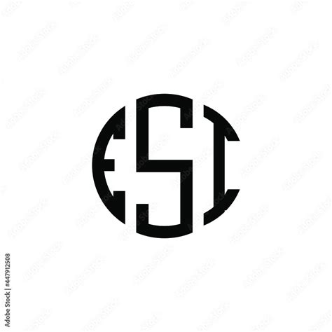 ESI letter logo design. ESI letter in circle shape. ESI Creative three letter logo. Logo with ...