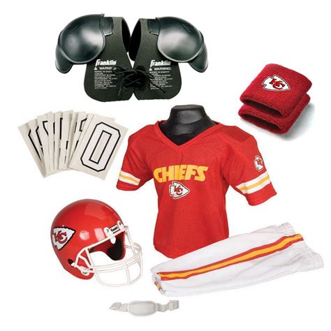 Kansas City Chiefs Youth NFL Ultimate Helmet and Uniform Set (Medium) | Nfl kansas city chiefs ...