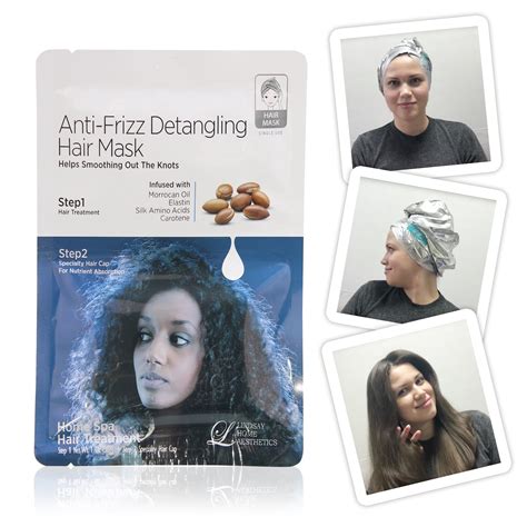 Lindsay Home Aesthetics Anti-Frizz Detangling Hair Mask 1 oz - Walmart.com