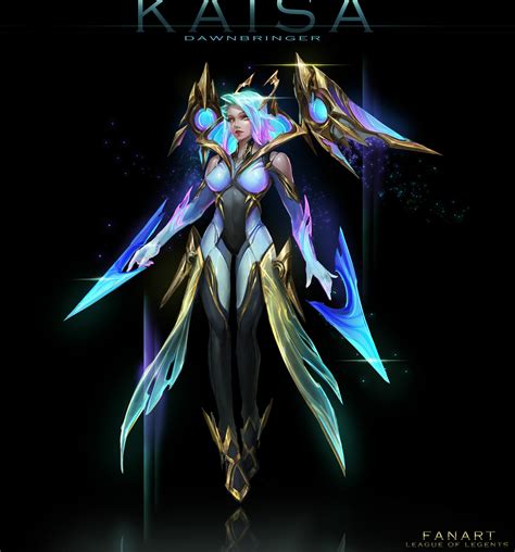 KAI'SA DAWNBRINGER SKIN FAN ART.I thought the "soraka skin" leak was kai'sa because she have ...