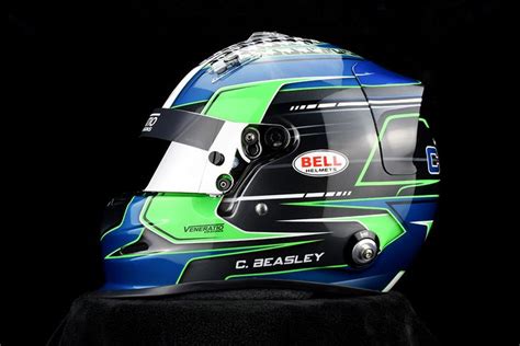 Custom Painted Bell GP.3 Racing Helmet by Veneratio Designs | Helmet ...