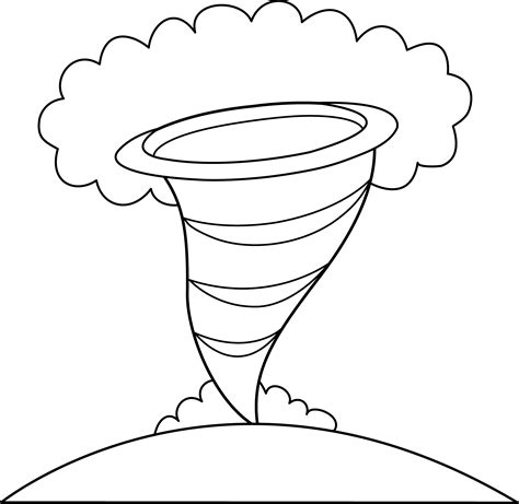 Tornado Coloring Page Clipart | Clipart Panda - Free Clipart Images
