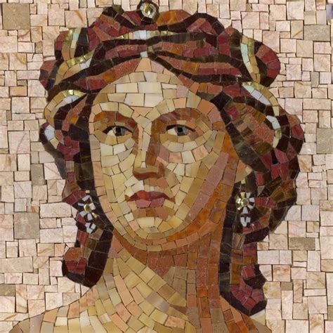 Mosaic picture Antique image | Mosaic art, Mosaic portrait, Painting