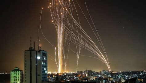 [Watch] Israel's Iron Dome Defense System In Action Against Rocket Strikes - odishabytes