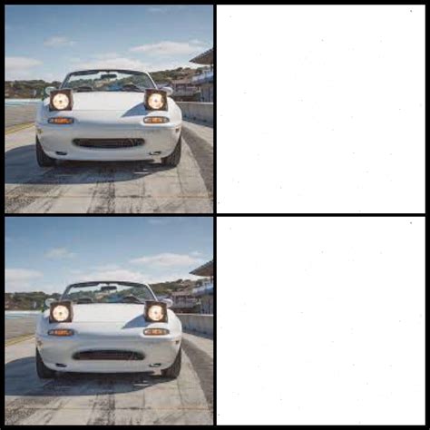 I made a Miata meme template for anyone who’s interested! : Miata