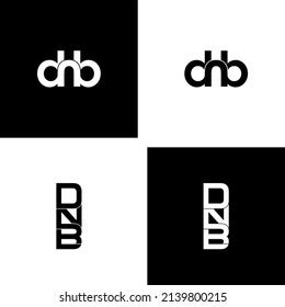 Dnb Letter Original Monogram Logo Design Stock Vector (Royalty Free) 2139800215 | Shutterstock