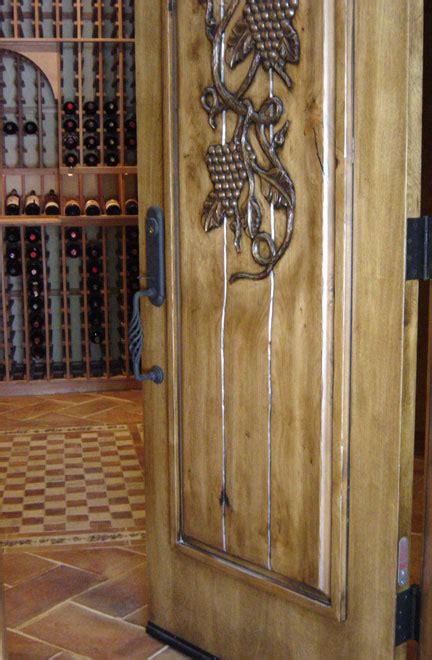 Custom Wine Cellar Doors from Coastal Wine Cellar California